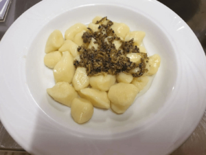 gnocchi con tartufo trattoria isola vicentina Chiumento